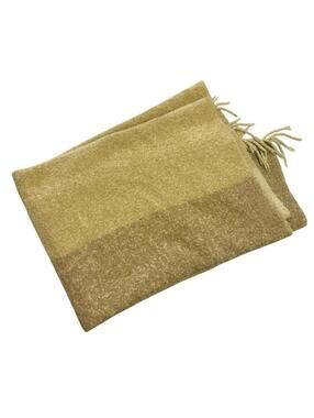 Pottery Barn Fringe Hem Colorblock Blanket